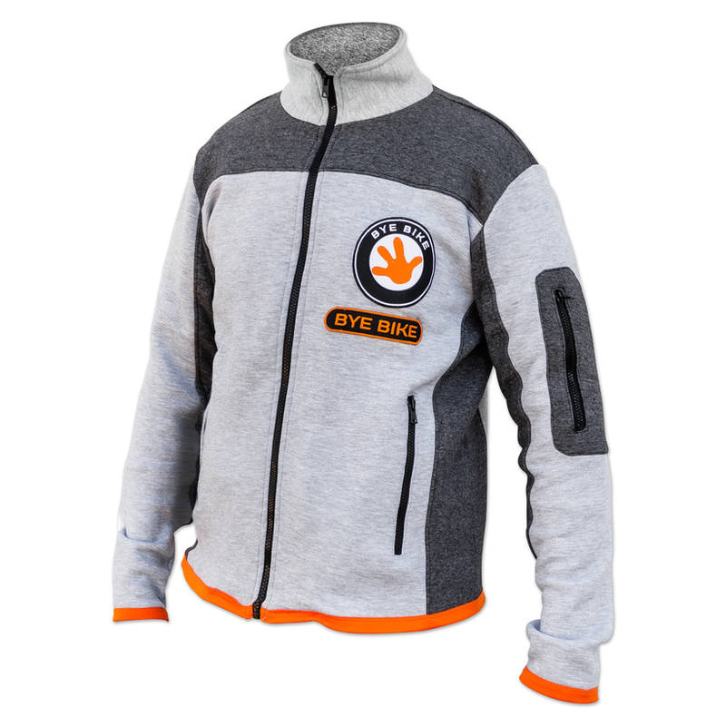 411527XXL-3-Fleece-Jacke-BYE-BIKE-anthrazitgrau-Groesse-XXL