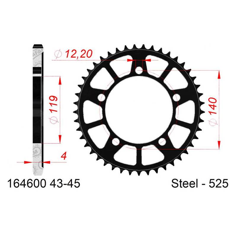 872299-Zahnkranz-AFAM-Stahl-52543Z