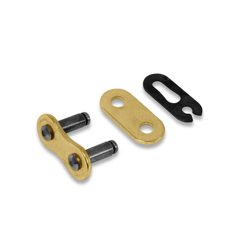 880111-2-Kettenschloss-mit-Clip-RK-520MXZ4-ohne-O-Ring-CL-PL-GB-gold-neu