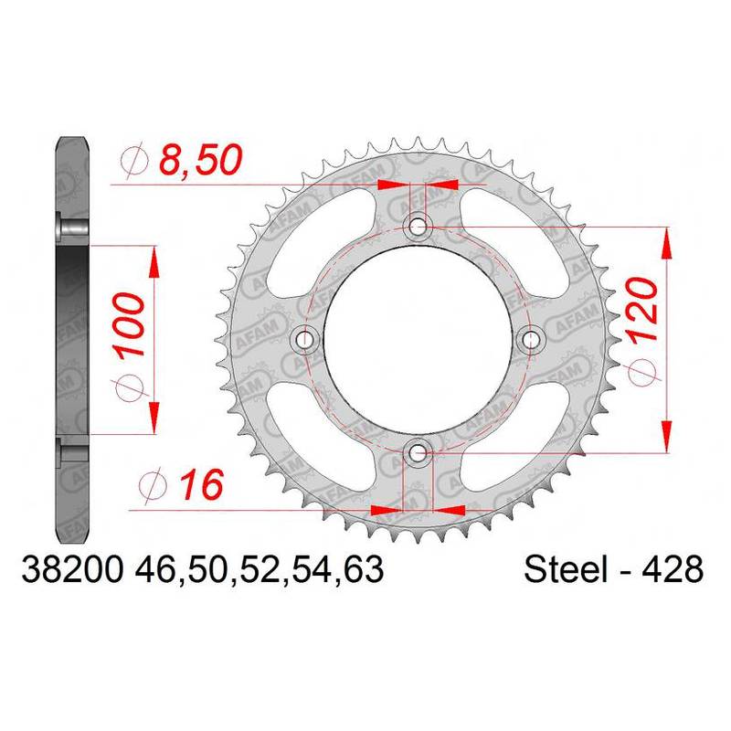 872136-Zahnkranz-AFAM-Stahl-42850Z