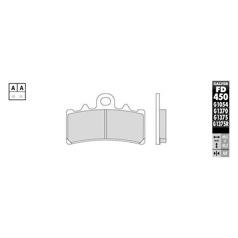784503R-FD450-Bremsbelaege-Galfer-Sinter-Sport-Racing