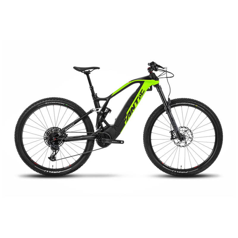 741581XL-FANTIC-E-Bike-Integra-XTF-16-160mm-Carbon-Sport-lime-yellow-neu