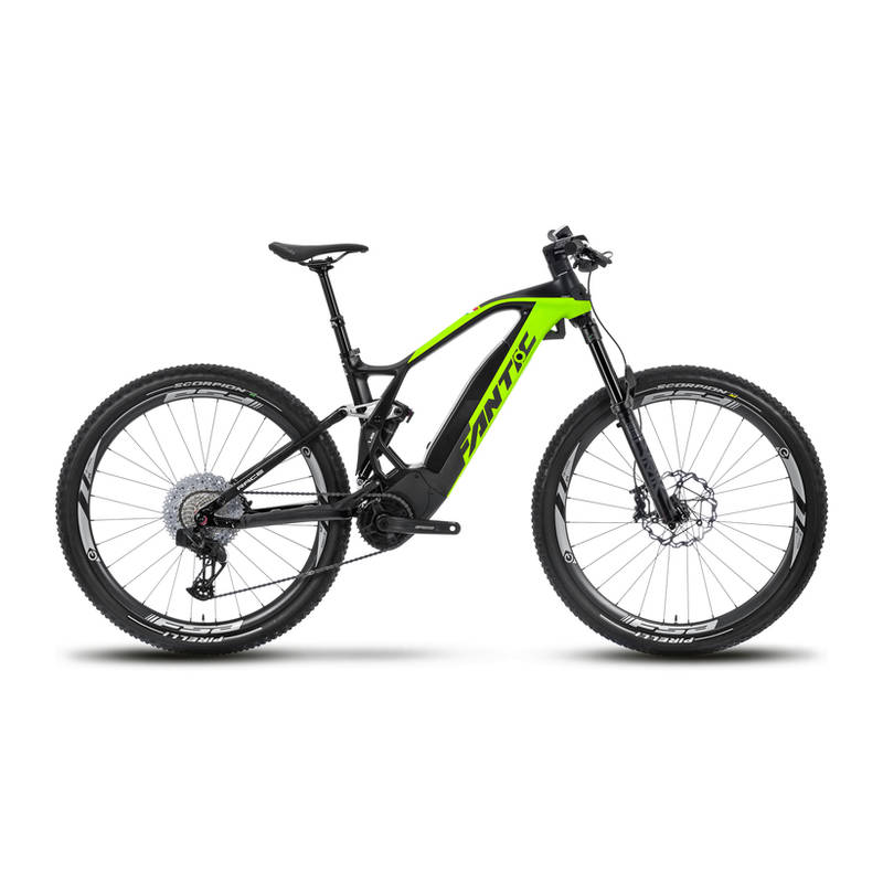741583M-FANTIC-E-Bike-Integra-XTF-16-160mm-Carbon-Race-lime-yellow-neu