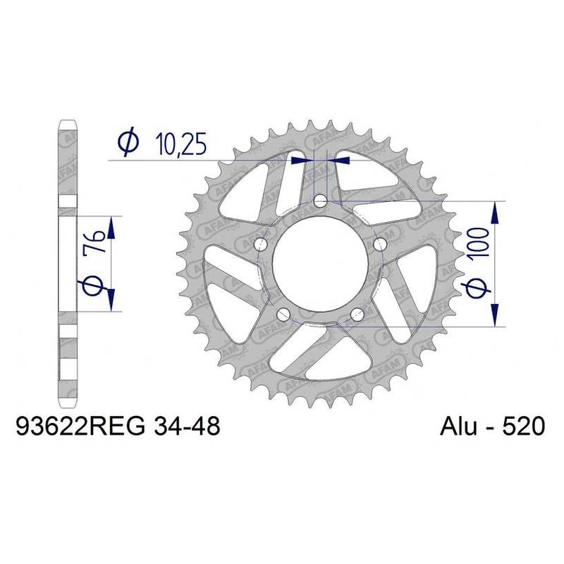 873161-Zahnkranz-AFAM-Alu-52041Z