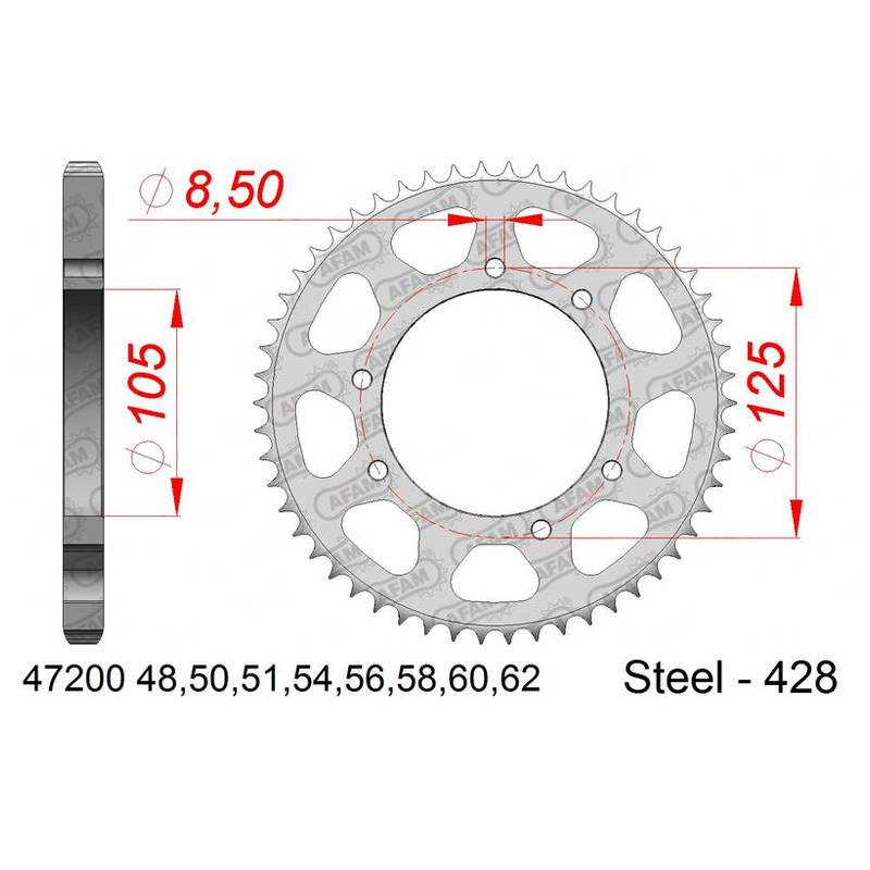 872140-Zahnkranz-AFAM-Stahl-42854Z