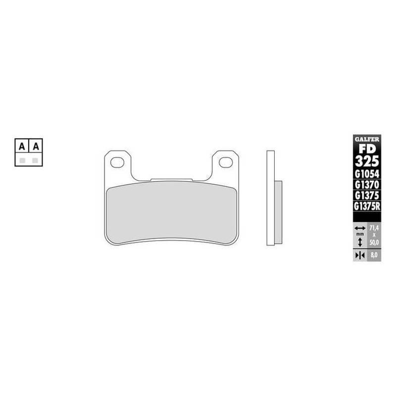 783253R-FD325-Bremsbelaege-Galfer-Sinter-Sport-Racing